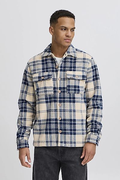 Blend Hemdjacke "BHBAKI" ohne Kapuze Karierte Hemdjacke mit Brusttaschen günstig online kaufen