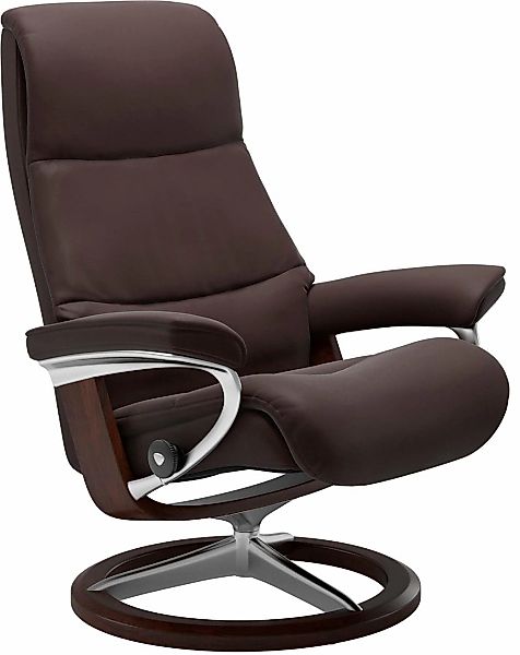 Stressless Relaxsessel "View" mit Signature Base, Größe L,Gestell Braun günstig online kaufen