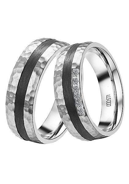 DOOSTI Trauring Schmuck Geschenk Edelstahl Trauring Ehering Partnerring LIE günstig online kaufen