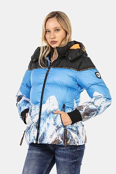 Cipo & Baxx Winterjacke "Jacke", mit Kapuze, mit auffäligem Print, WM119 günstig online kaufen