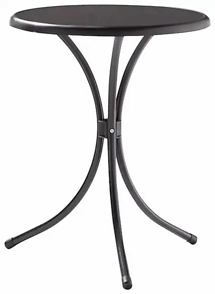 Sieger Gartentisch Rund Anthrazit 60 cm x 60 cm günstig online kaufen