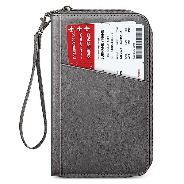 Fintie Geldbörse Reisepass Tasche Familie Reiseorganizer, günstig online kaufen