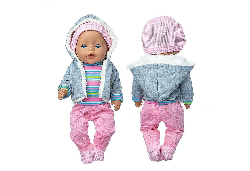 FOUORTUNATE-BEE Puppenkleidung Winter Puppenkleidung Set für 36–43 cm Puppe günstig online kaufen