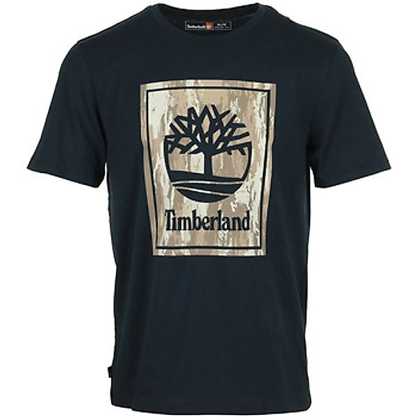 Timberland T-Shirt STACK LOGO Camo Short Sleeve Tee in großen Größen günstig online kaufen
