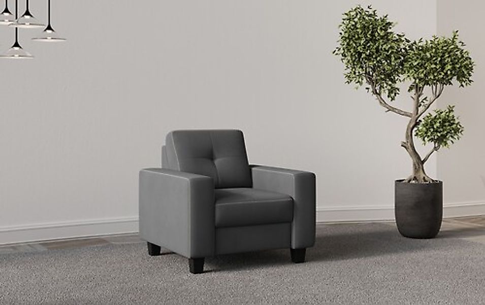 Places of Style Sessel »Varese«, Kreuznaht in beige günstig online kaufen