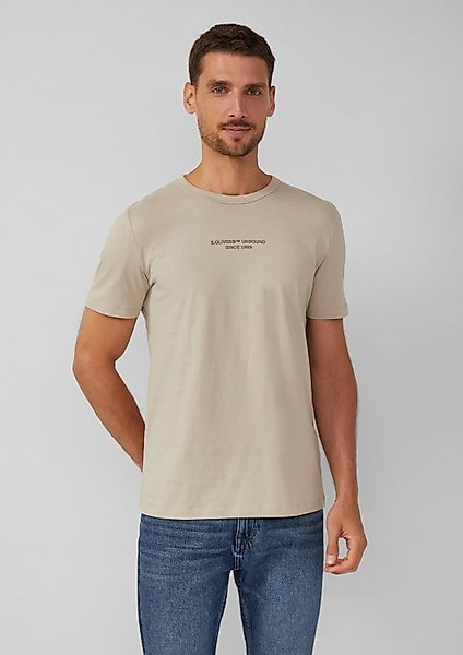 s.Oliver Kurzarmshirt T-Shirt T-Shirt mit Artwork günstig online kaufen