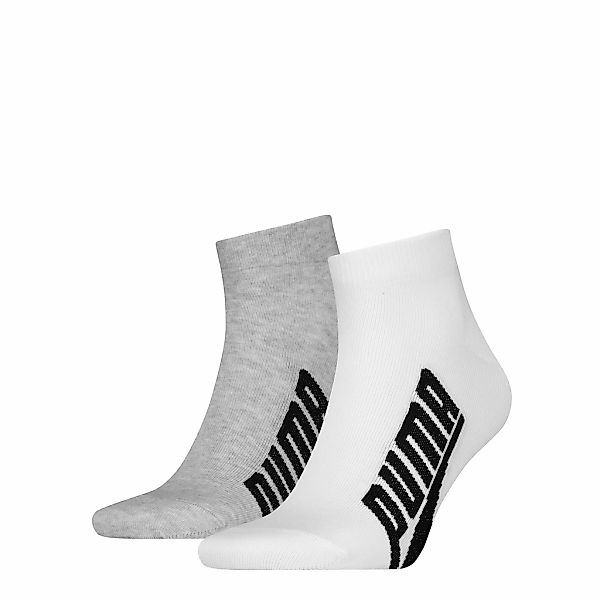 PUMA Kurzsocken "PUMA UNISEX BWT LIFESTYLE QUARTER" 2 Paar, mit großem Logo günstig online kaufen