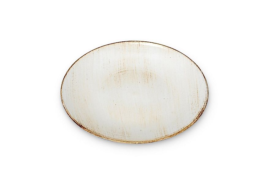 matches21 HOME & HOBBY Dekoschale Deko-Teller 22 cm in creme-braun für drin günstig online kaufen