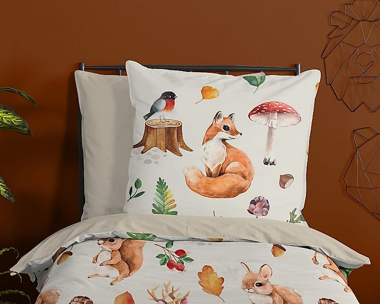 good morning Kinderbettwäsche Good Morning Kids Flanell Bettwäsche 135x200 günstig online kaufen