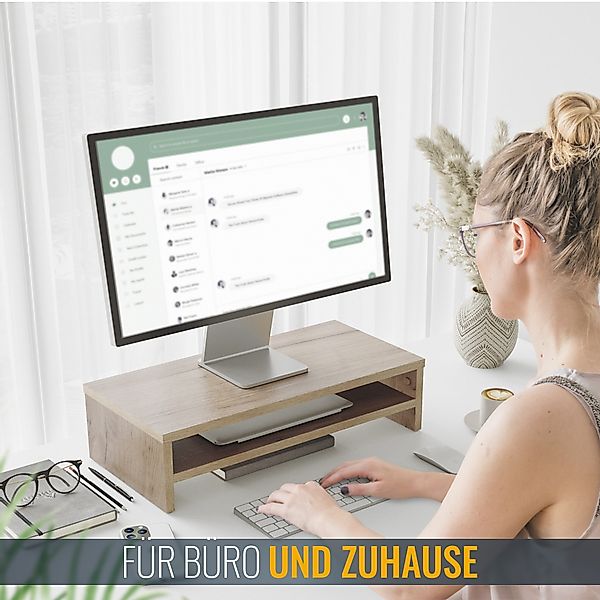 RICOO Schreibtischaufsatz FS0114-EG, (1-St), Monitorständer Schreibtisch günstig online kaufen