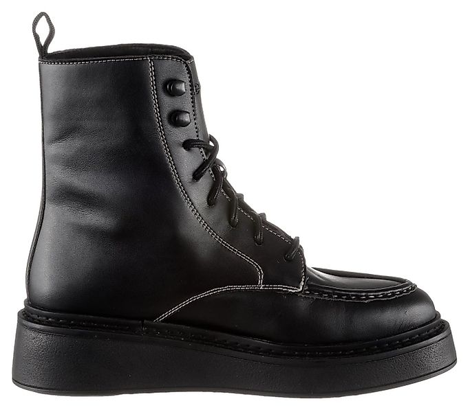Levi's® LUNA Schnürboots, Plateau, Schnürstiefelette, Boots mit Kontrastnäh günstig online kaufen