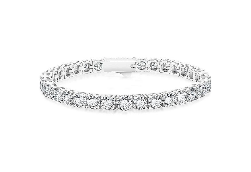 LuxusKollektion Ketten und Armband Set Tennisarmband Damen 14K Gold Weißgol günstig online kaufen