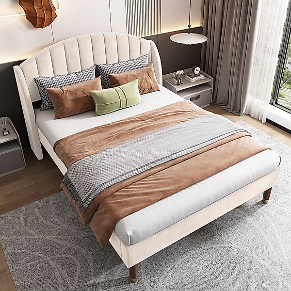 STILVORA Polsterbett 140×200 Bettgestell Jugendbett mit günstig online kaufen