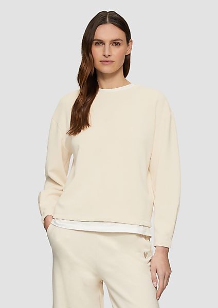 s.Oliver Sweatshirt Sweatshirt Scuba-Sweatshirt aus Modalmix günstig online kaufen