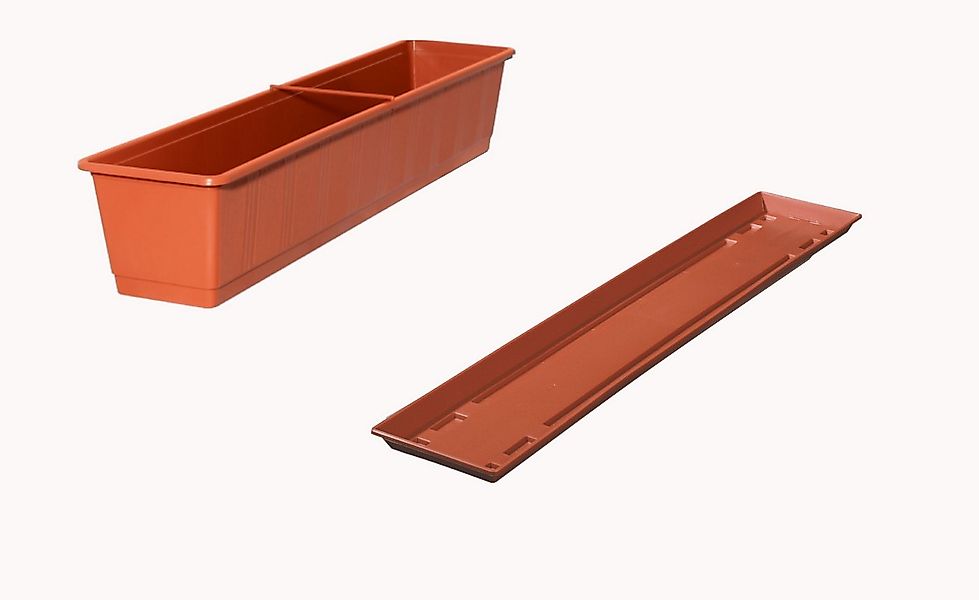 Fuchs Versand 24/7 Übertopf Balkonkasten Standard mit passendem Untersetzer günstig online kaufen