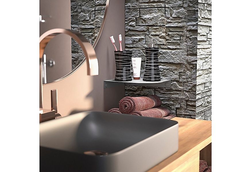 SO-TECH® Wandregal Eckregal HOVER 20/30 x 15/20 x 3 cm inkl. Befestigungsse günstig online kaufen