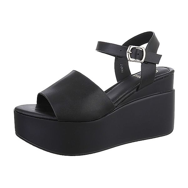 Ital-Design Damen Freizeit Plateausandaletten (86706285) Keilabsatz/Wedge günstig online kaufen