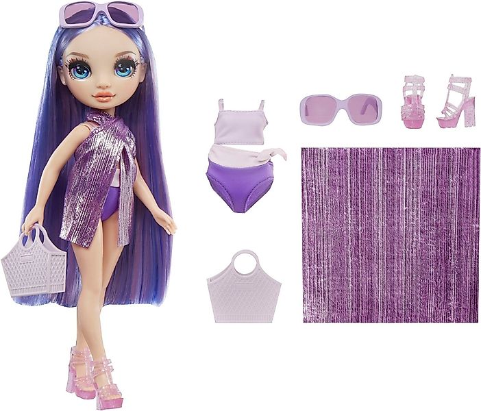 Rainbow High Anziehpuppe Rainbow High Swim & Style Fashion Doll- Violet (Pu günstig online kaufen