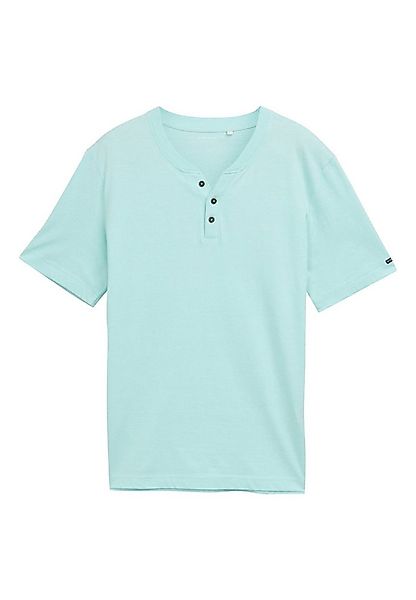 TOM TAILOR Henleyshirt T-Shirt Kurzarmshirt (1-tlg) günstig online kaufen
