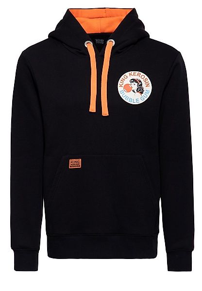 KingKerosin Kapuzenpullover Bubble Gum (1-tlg) mit lustigem Rückenprint günstig online kaufen