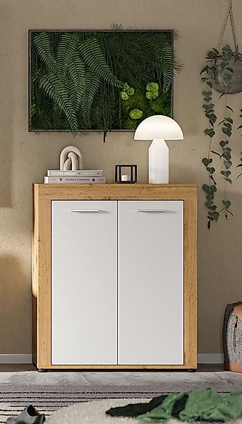 Home affaire Schuhschrank AOSTA, TOPSELLER!, Höhe 95cm, 2 Türen, 3 Einlegeb günstig online kaufen