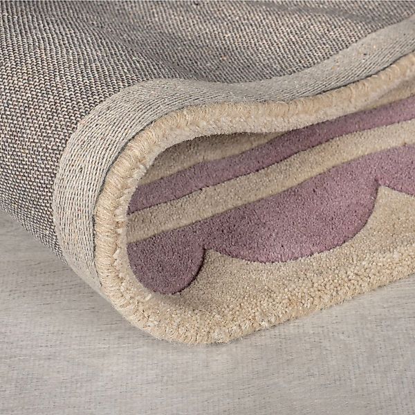 FLAIR RUGS Wollteppich "Lois rund" rund 7 mm Höhe Lois Wollteppich mit Jako günstig online kaufen