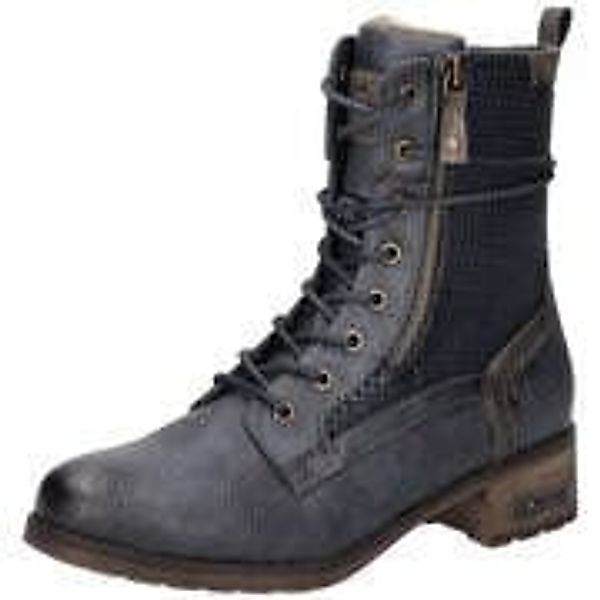 Mustang Schnürstiefelette Damen blau günstig online kaufen