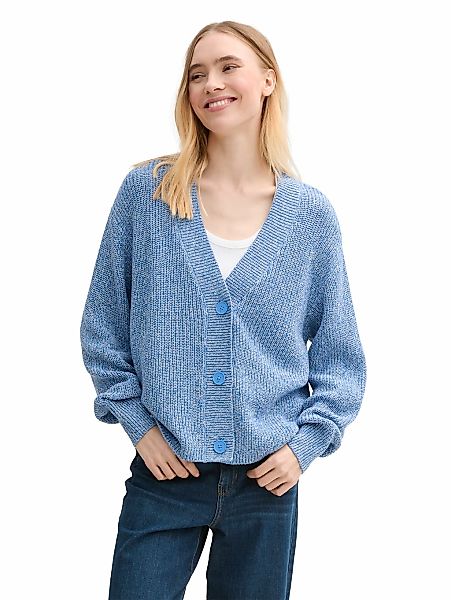 TOM TAILOR Denim Cardigan, mit Strickstruktur und Knopfleiste günstig online kaufen