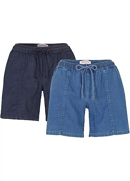 Stretch-Jeans-Shorts (2er Pack) günstig online kaufen