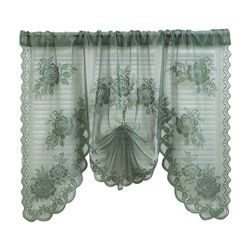 Refttenw Gardine Spitzenbedruckte Vorhänge, Trennvorhänge,Vorhang,halbtrans günstig online kaufen