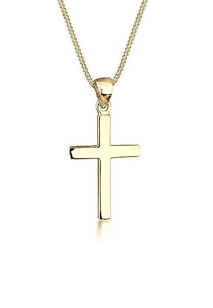 Elli Kette mit Anhänger Kreuz Symbol Religion Schmuck Geschenk 925 Silber, günstig online kaufen