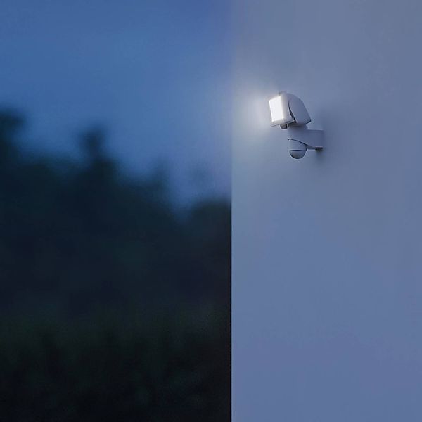 steinel Außen-Wandleuchte Steinel LED Strahler LS 150 S Weiß mit Sensor 12 günstig online kaufen