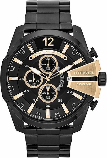 Diesel Chronograph MEGA CHIEF DZ4338, Quarzuhr, Armbanduhr, Herrenuhr, Stop günstig online kaufen