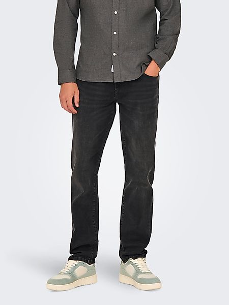 ONLY & SONS Straight-Jeans "ONSWEFT REG. MBD 5094 TAI DNM NOOS", im 4-Pocke günstig online kaufen
