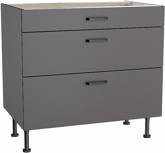 KOCHSTATION Unterschrank "KS-Paula" 90 cm breit, 87 cm hoch, mit 1 Schubkas günstig online kaufen