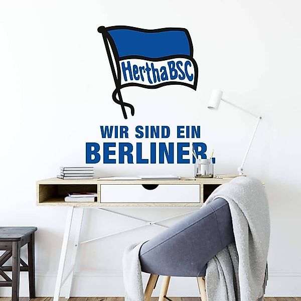 Hertha BSC Wandtattoo Fußball Wandtattoo Hertha günstig online kaufen
