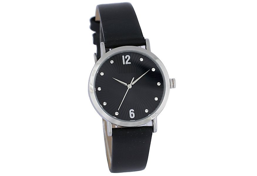 Quarzuhr Damenarmbanduhr, mit Lederarmband 32 mm Quarzuhwerk Damenuhr günstig online kaufen