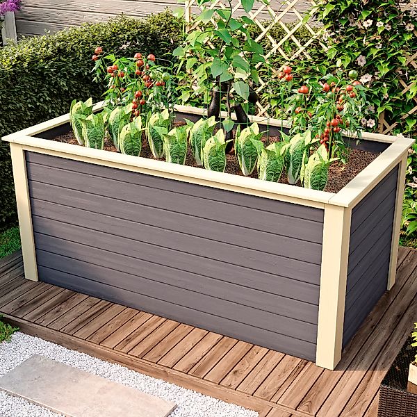 Karibu Hochbeet "2" BxTxH: 254x94x92 cm günstig online kaufen