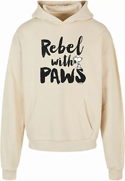 Merchcode Kapuzensweatshirt Merchcode Herren Peanuts - Rebel with paws Ultr günstig online kaufen