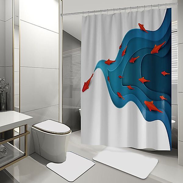 BYSURE Duschvorhang Breite 180 cm, Polyester günstig online kaufen