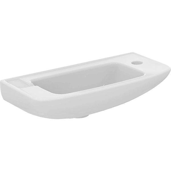 Ideal Standard Handwaschbecken Eurovit 50 cm mit 1 Hahnloch Weiß günstig online kaufen