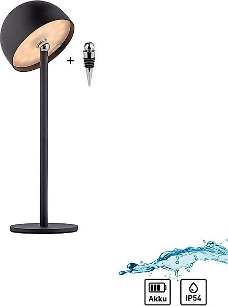 my home Tischleuchte Akku Tischlampe Hesper Indoor Outdoor, magnetischer Fl günstig online kaufen