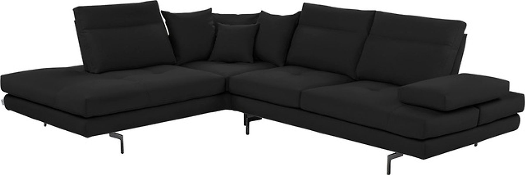 CALIA ITALIA Ecksofa »Toby Wing, Komfortsofa mit Sitzkomfort der Extraklass günstig online kaufen