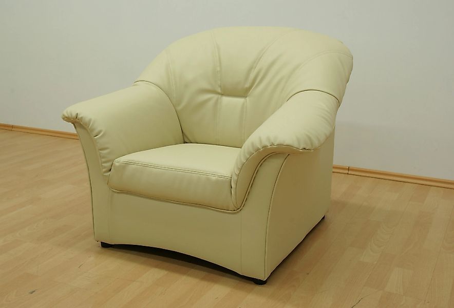 DOMO collection Sessel "Papenburg zeitlose Rückensteppung, elegante Armlehn günstig online kaufen