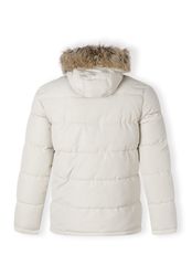 Respect Winterjacke Gefütterte Jacke mit Fellimitat günstig online kaufen