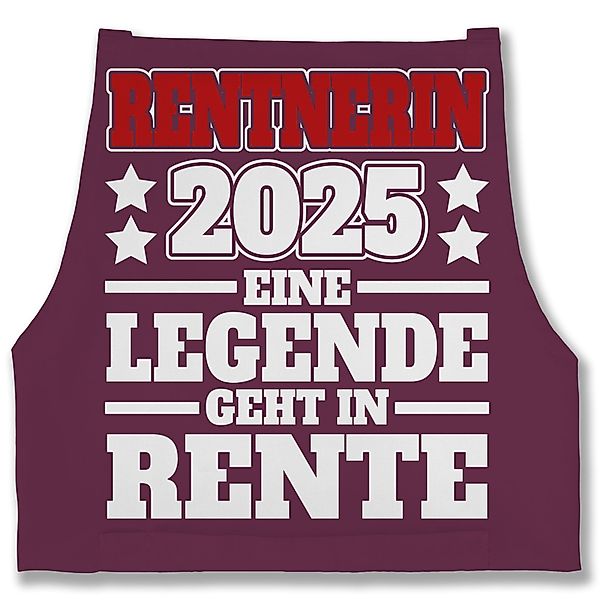 Shirtracer Kochschürze Rentnerin 2025 Eine Legende günstig online kaufen