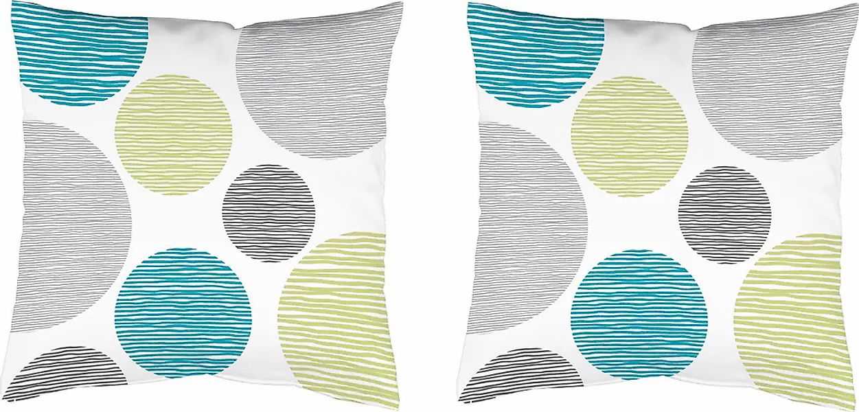 HOME WOHNIDEEN Dekokissen "BORDEN" Kissenhülle ohne Füllung, 2 Stück günstig online kaufen