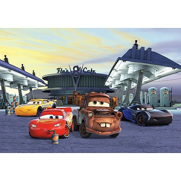 Disney Fototapete Cars Multicolor 368 x 254 cm 610955 günstig online kaufen