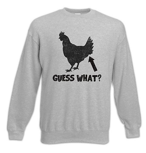 Urban Backwoods Sweatshirt Guess What ? Sweatshirt Chicken Butt Quote Fun J günstig online kaufen