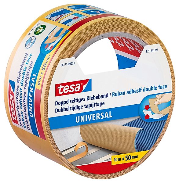 tesa Doppelklebeband UNIVERSAL Doppelseitiges Klebeband (Packung, günstig online kaufen